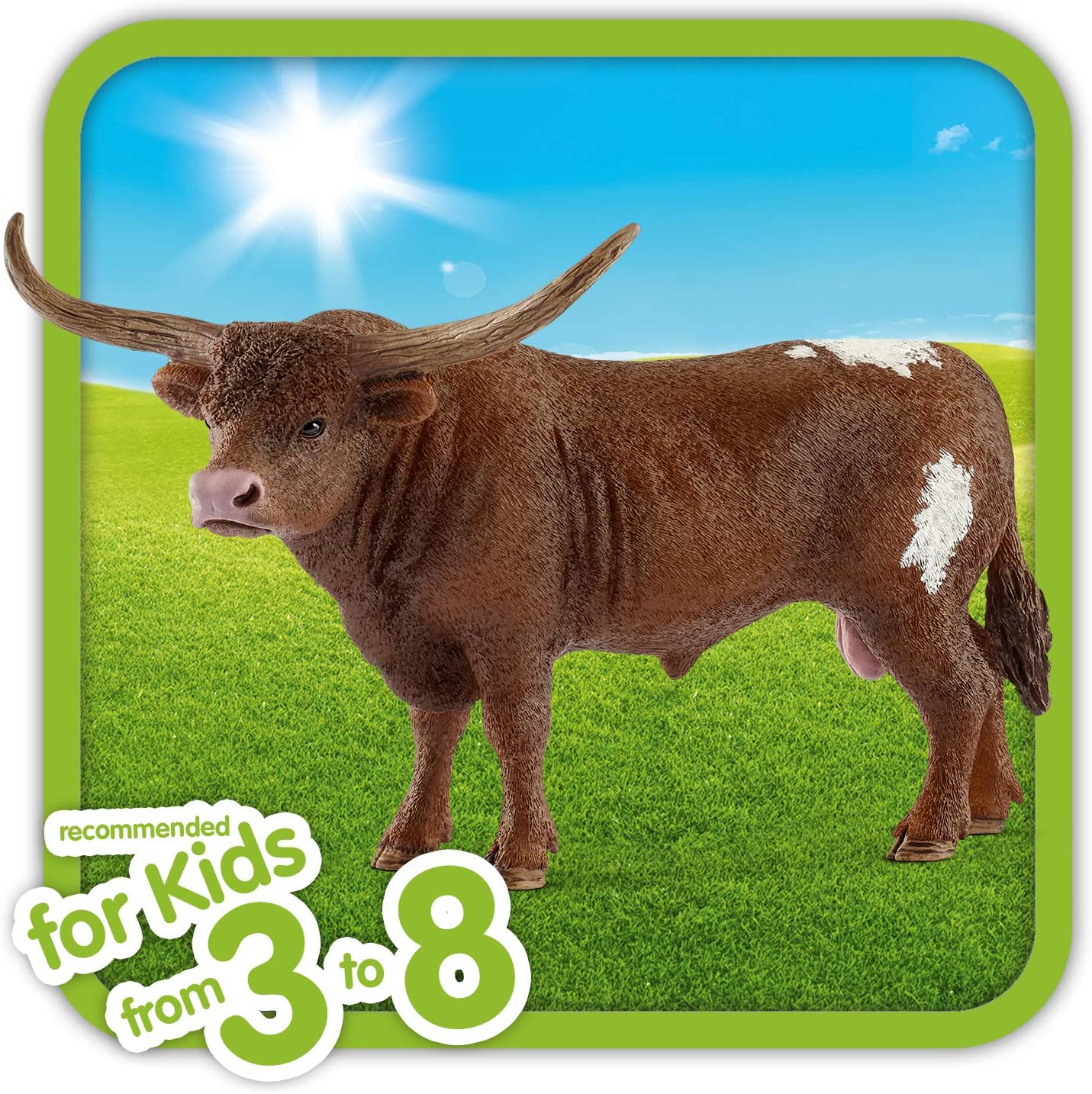 Schleich Texas Longhorn Bull
