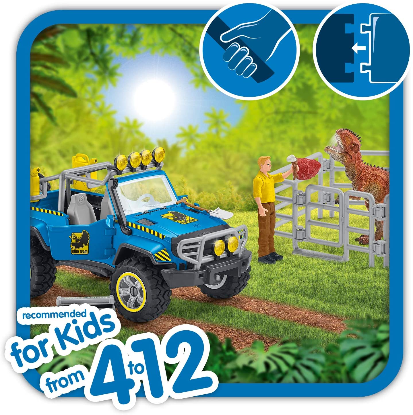 Schleich Off Road Vehicle Dino Outpost