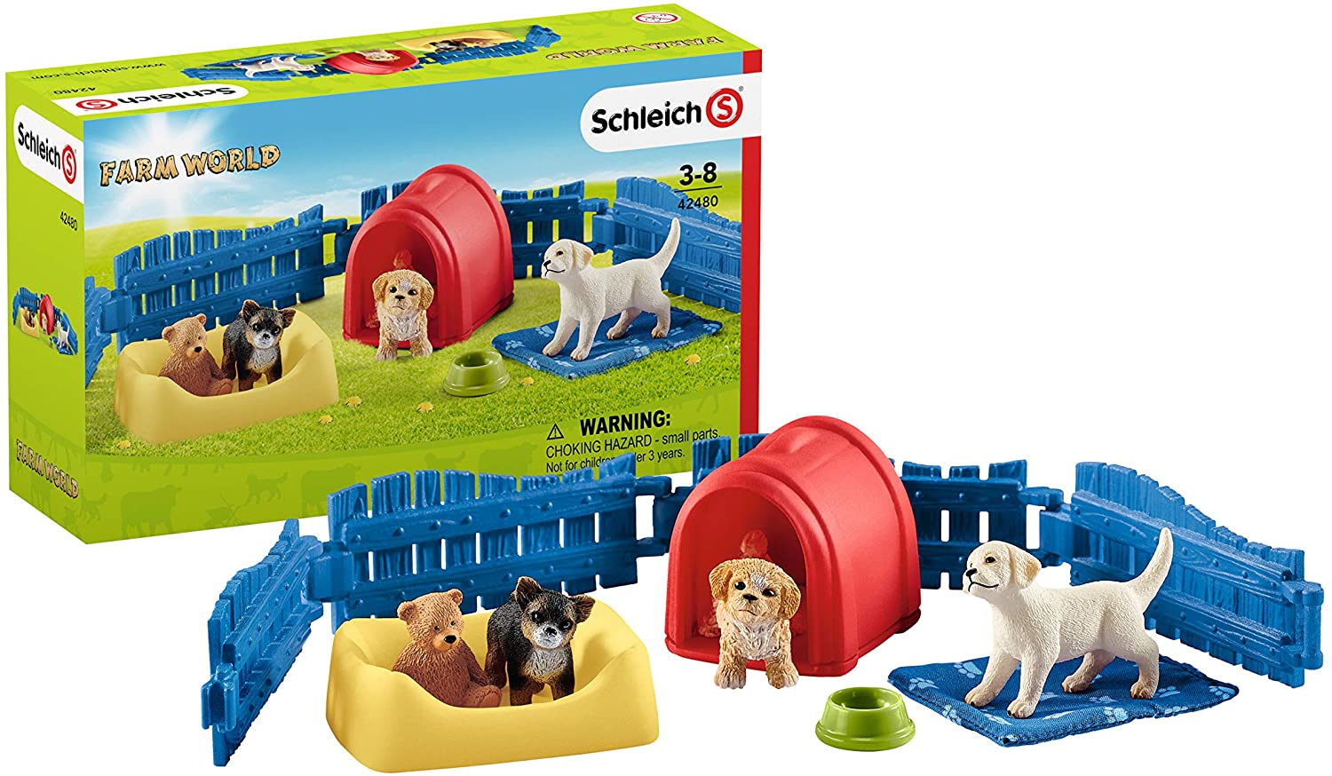 Schleich Puppy Pen