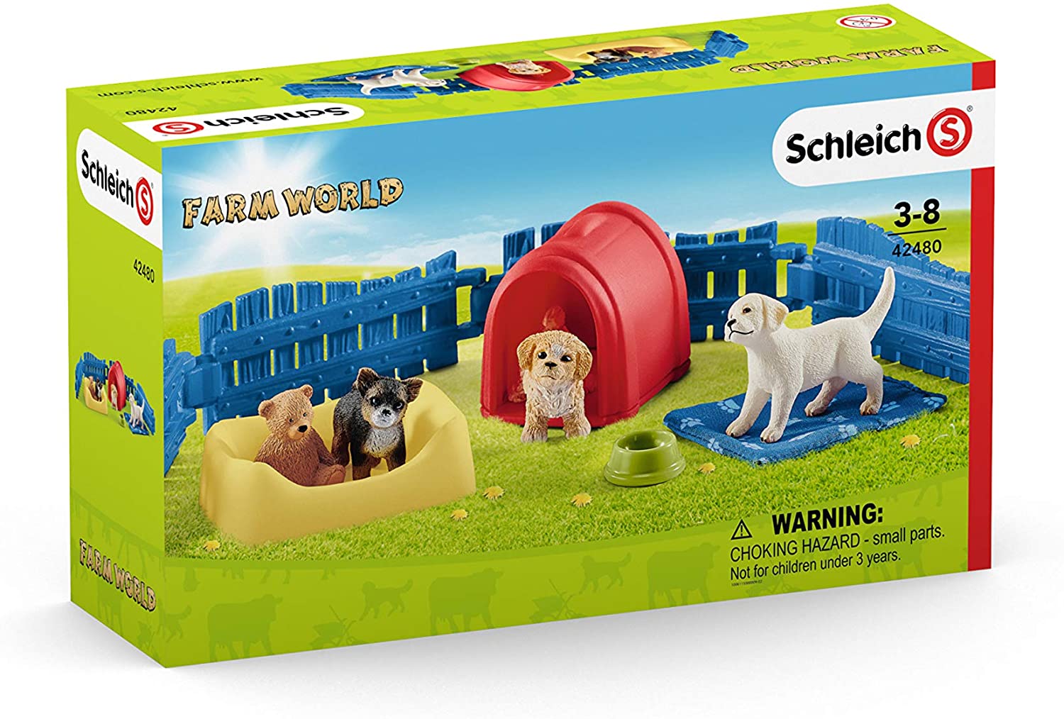 Schleich Puppy Pen