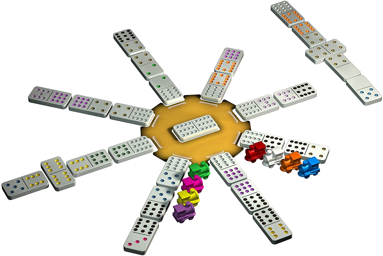 Mexican Train Domino Game