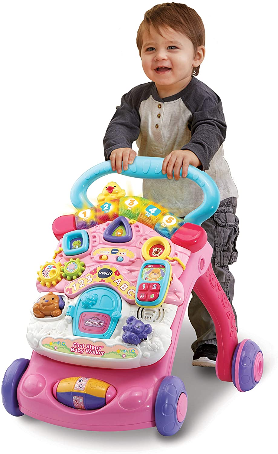 Vtech First Steps Baby Walker Pink