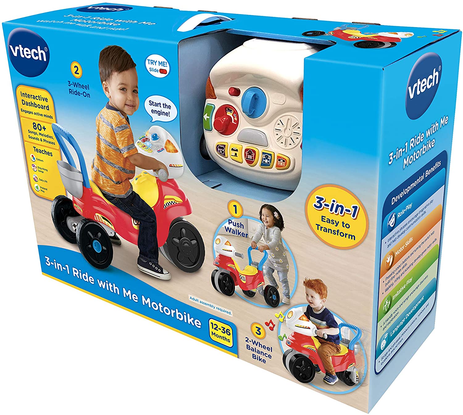 VTech 3 in 1 Motorbike