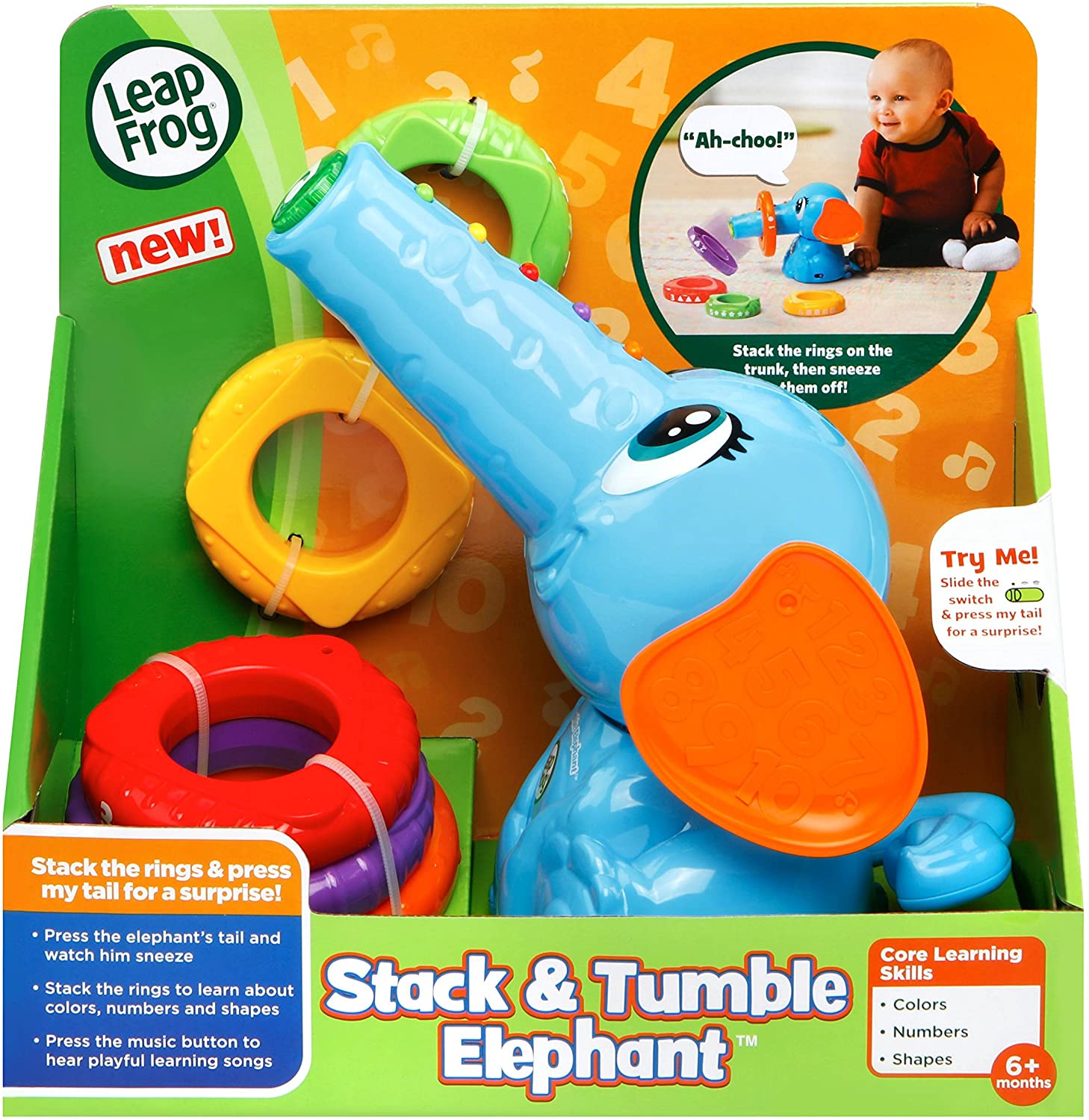 LeapFrog Stack & Tumble Elephant