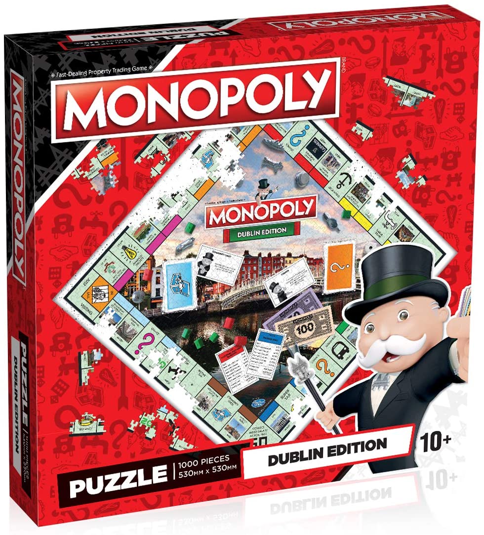Monopoly Dublin Edition 1000 Piece Jigsaw Puzzle