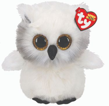 Ty Austin White Owl Boo Mediu