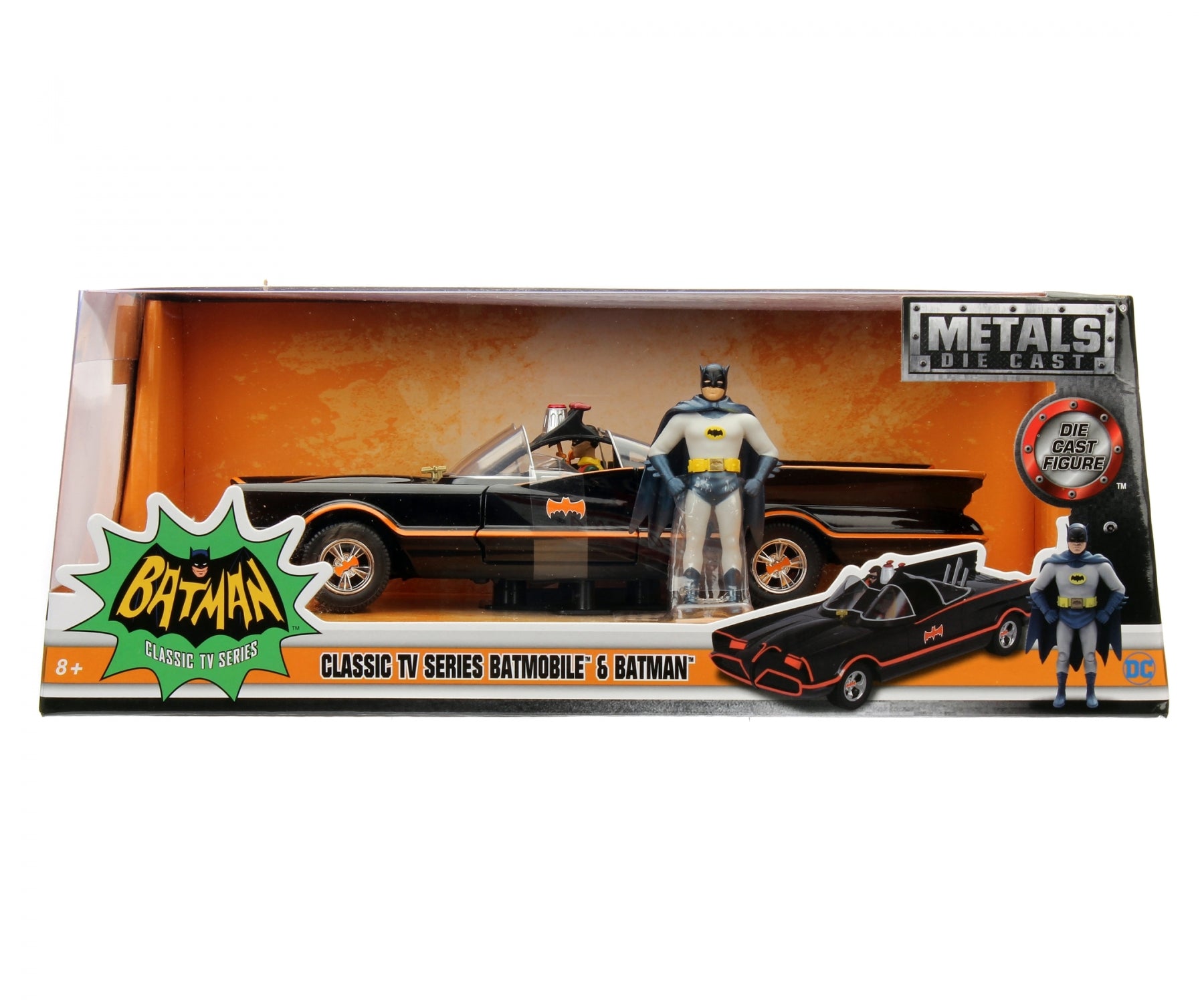 Jada 1966 Batman & Batmobile 1:24 Scale Die Cast