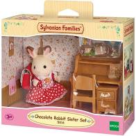 Sylvanian Families Chocolate Rabbit Sister Set