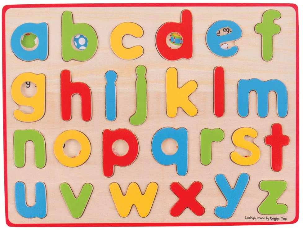 Big Jigs Inset Puzzle abc - lowercase