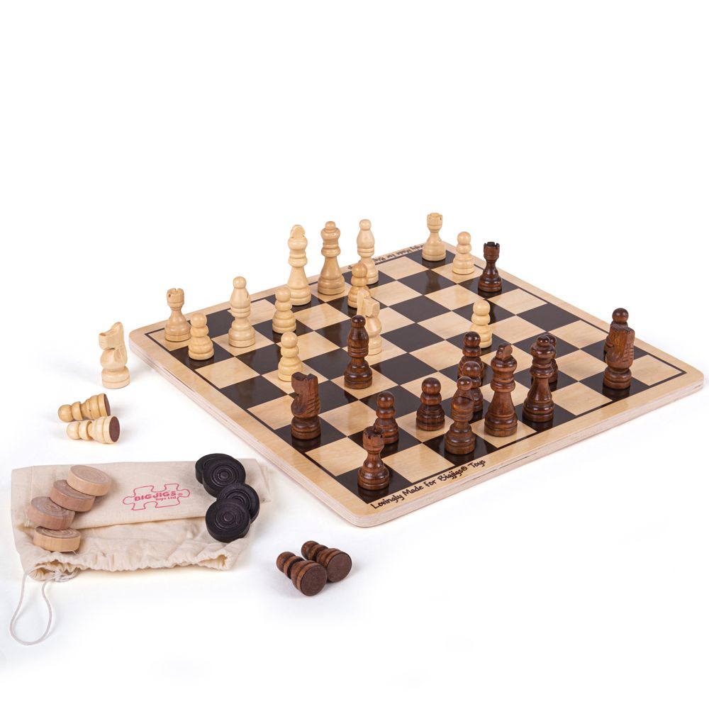 Draughts & Chess Set