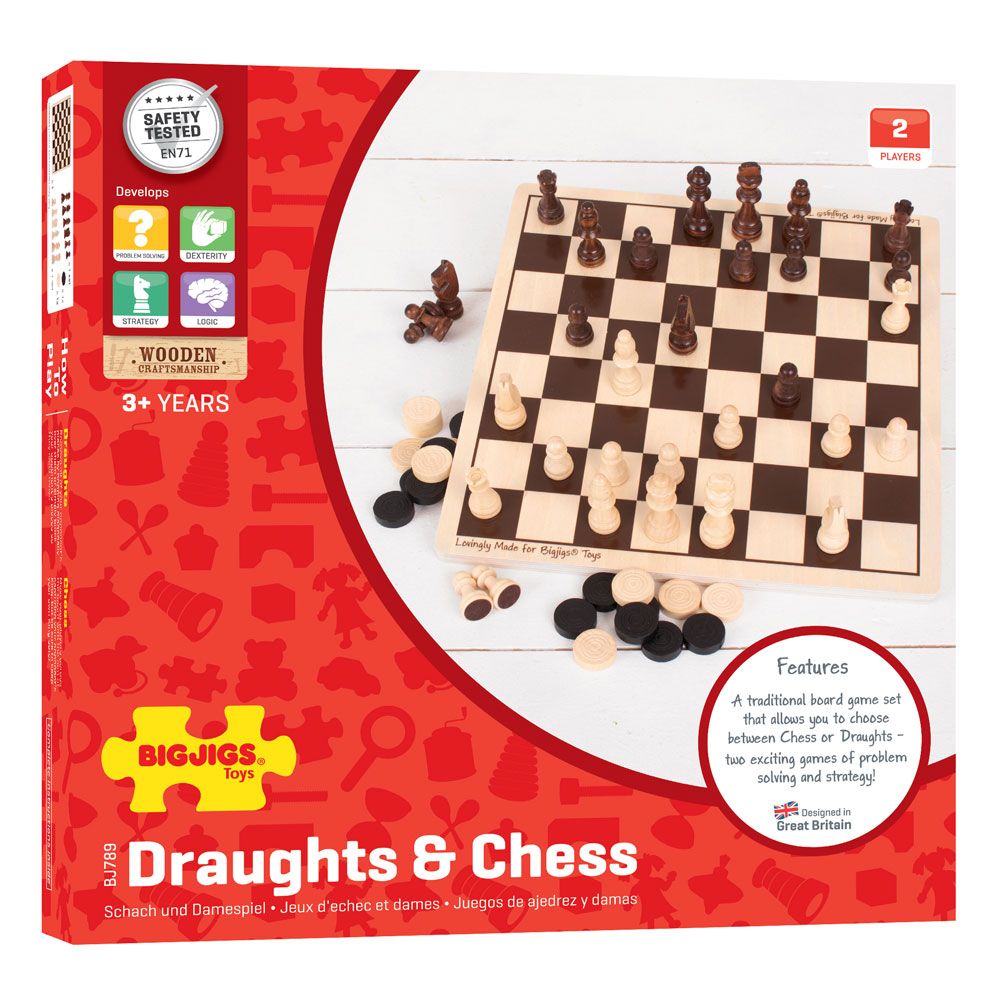 Draughts & Chess Set