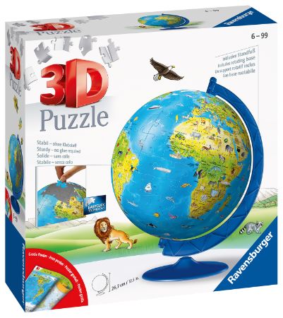 Childrens World 3D Globe 180 Piece Jigsaw