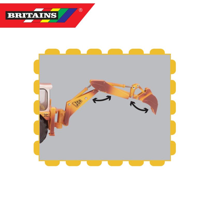 Britains Weathered JCB 3C Mk3