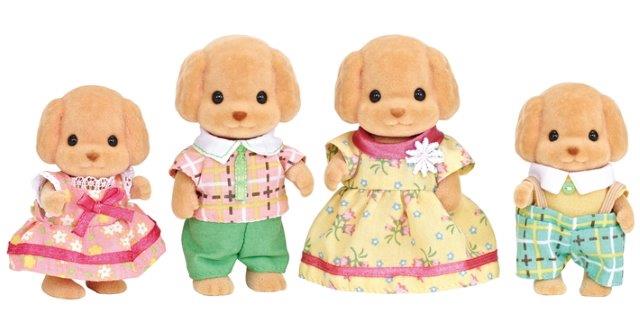 Sylvanian Families Toy Poodle Family