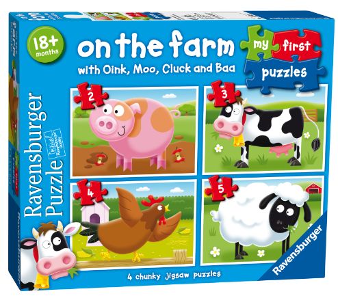 Ravensburger On The Farm My First Puzzles