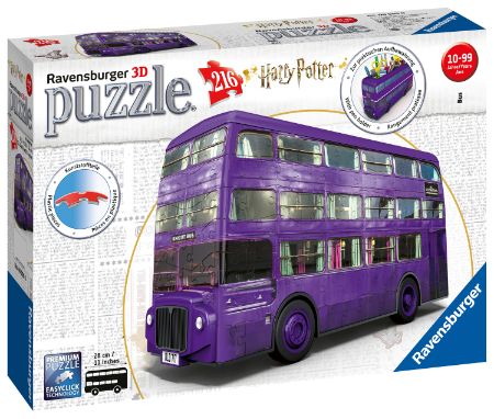 Ravensburger Harry Potter Bus 3D 216 Piece Jigsaw