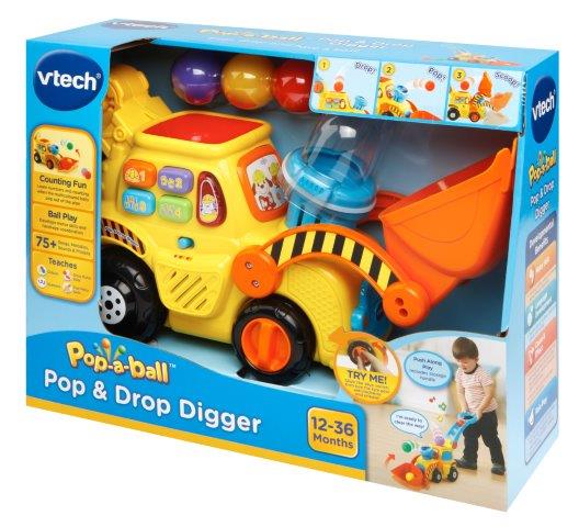 VTech Pop-A-Ball Push & Pop Digger