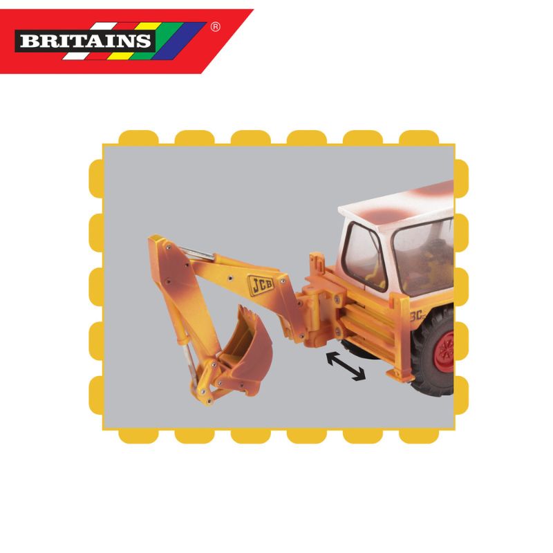 Britains Weathered JCB 3C Mk3