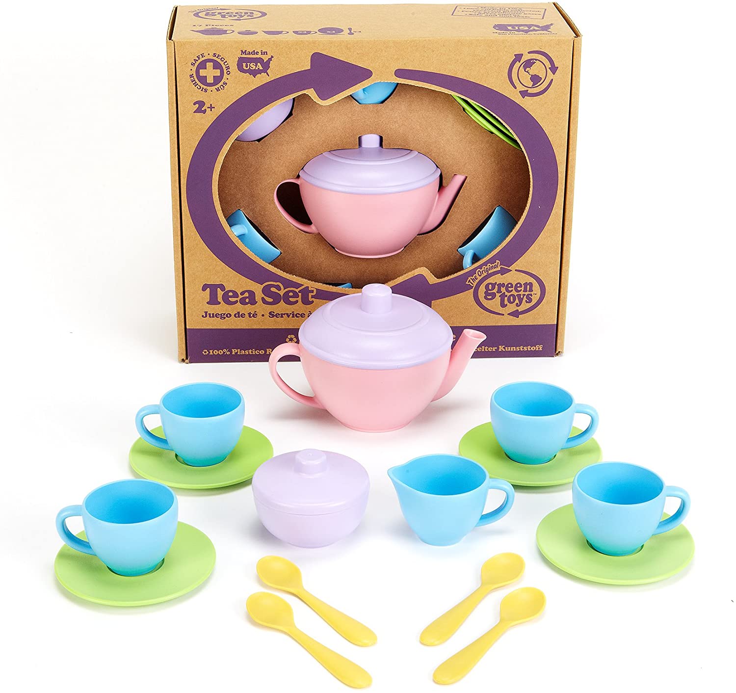 Tea Set - Pink Teapot