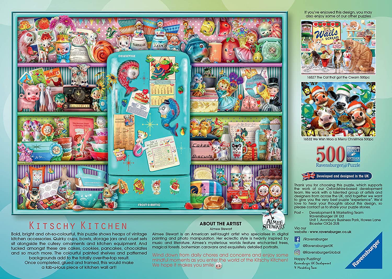 Ravensburger Kitschy Kitchen 500 Piece Jigsaw