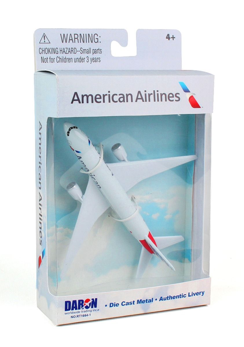 American Airlines Single Die Cast Plane