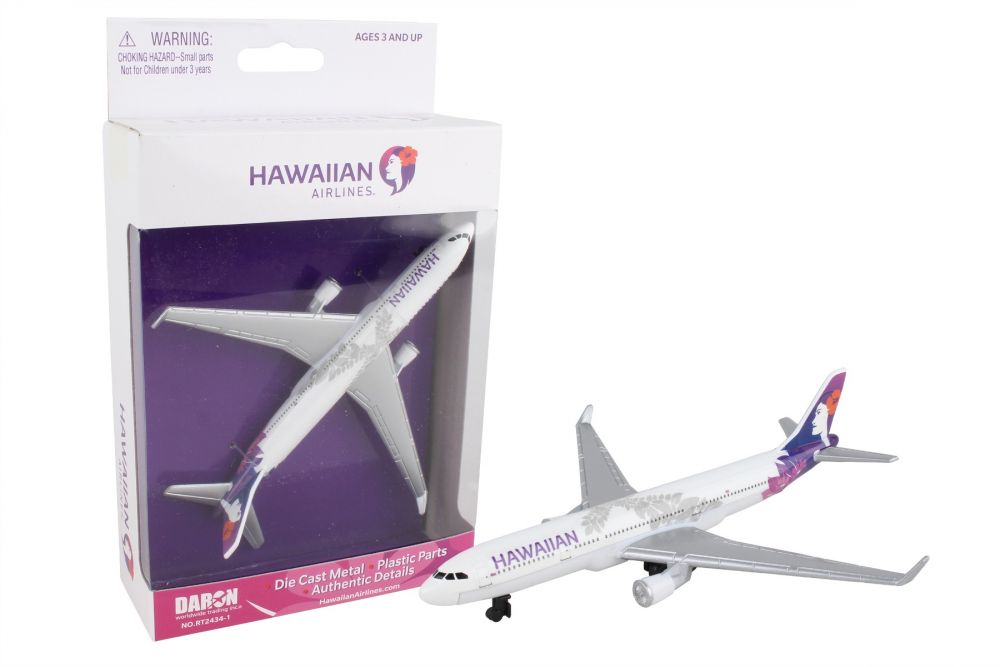 Hawaiian Airlines Single Diecast Plane