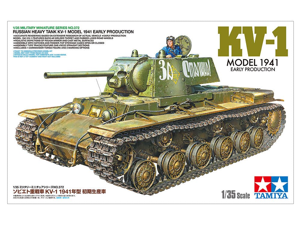 Tamiya 1/35 Russian Heavy Tank Kv-1F