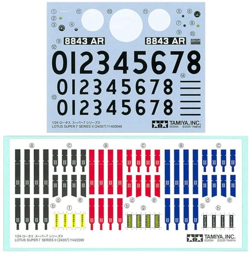 Tamiya Lotus Super 7 Series II 1:24 Scale Kit