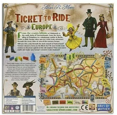 Ticket To Ride Europe
