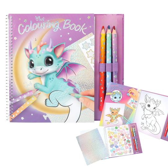Ylvi Lucky Dragon Colouring Book