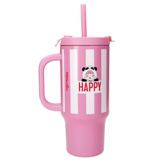 PENfection To Go Cup With Straw HAPPY