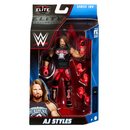 WWE AJ Styles Elite Figure Series 104