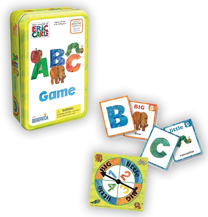 The Very Hungry Caterpillar ABC Game in a Tin