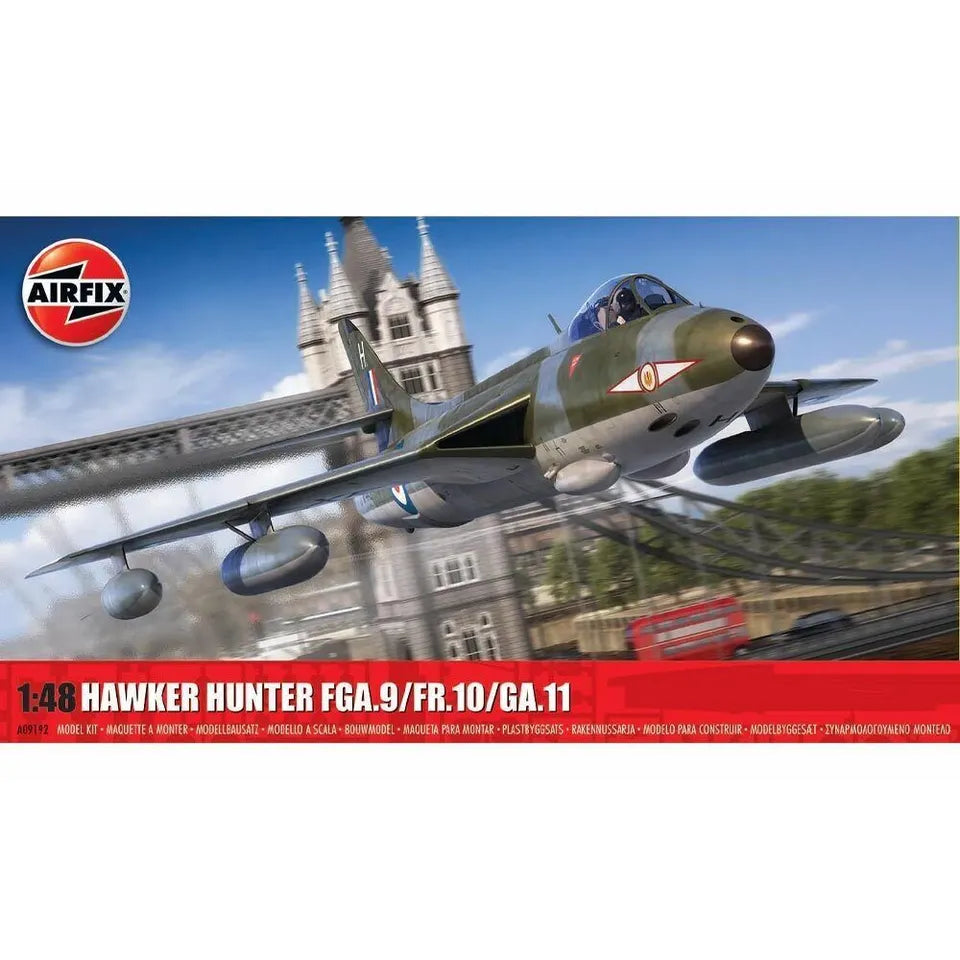 Airfix Hawker Hunter Fga9 FR10 Scale Kit