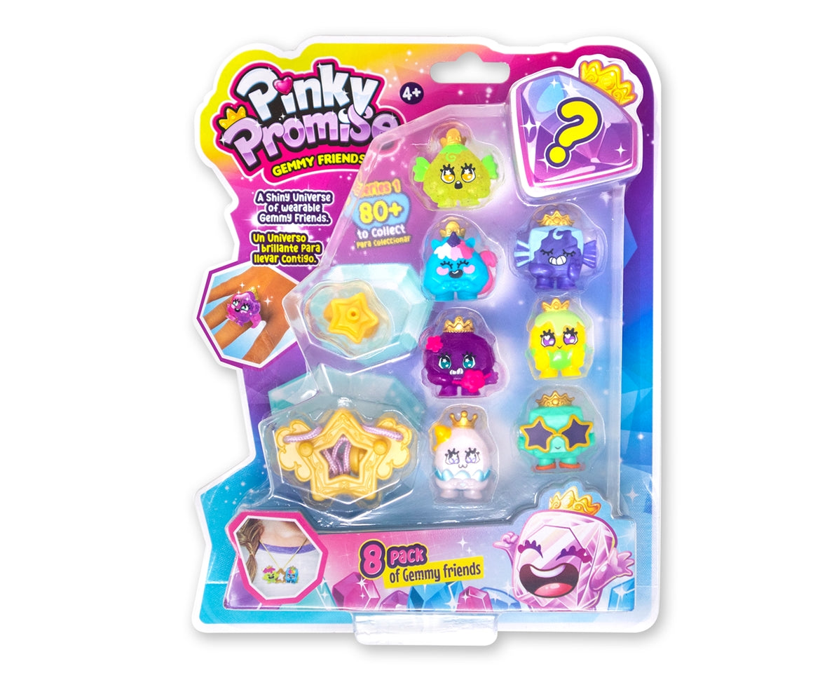 Pinky Promise Gemmy Friends 8 Pack