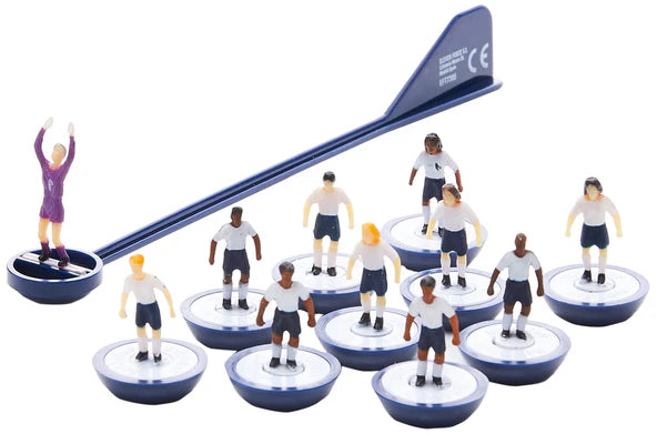 Subbuteo White / Blue Football Team