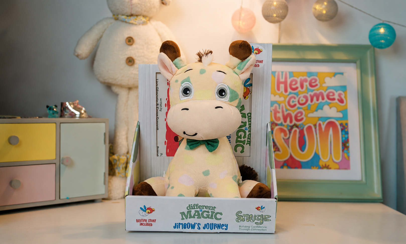 Different is Magic: Jimbow's Journey Book and Plush Gift Set
