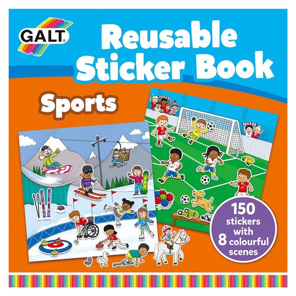 GALT Sport Reusable Sticker Book