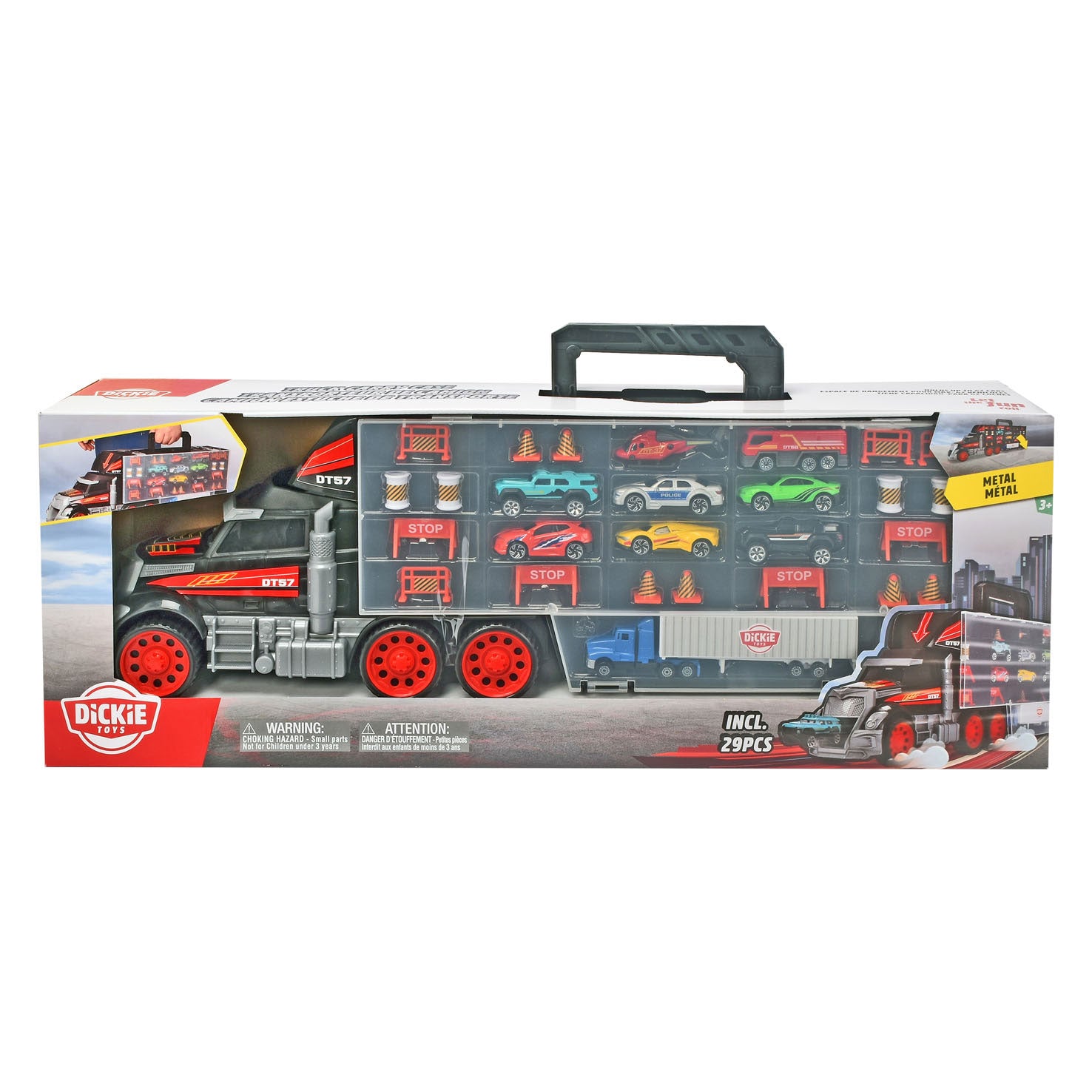 Dickie Truck Carry Case with Cars