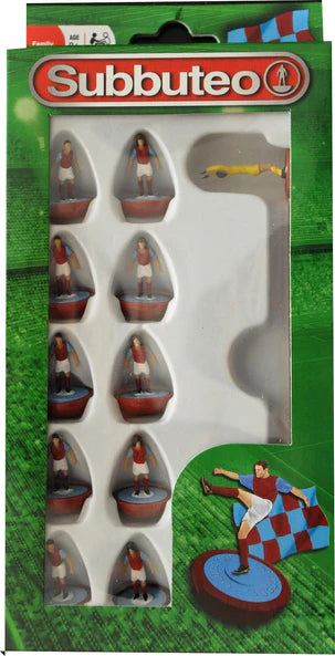 Subbuteo Light Blue / White Football Team