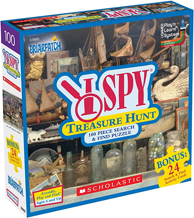 I Spy Treasure 100 piece Search & Find Jigsaw pzl