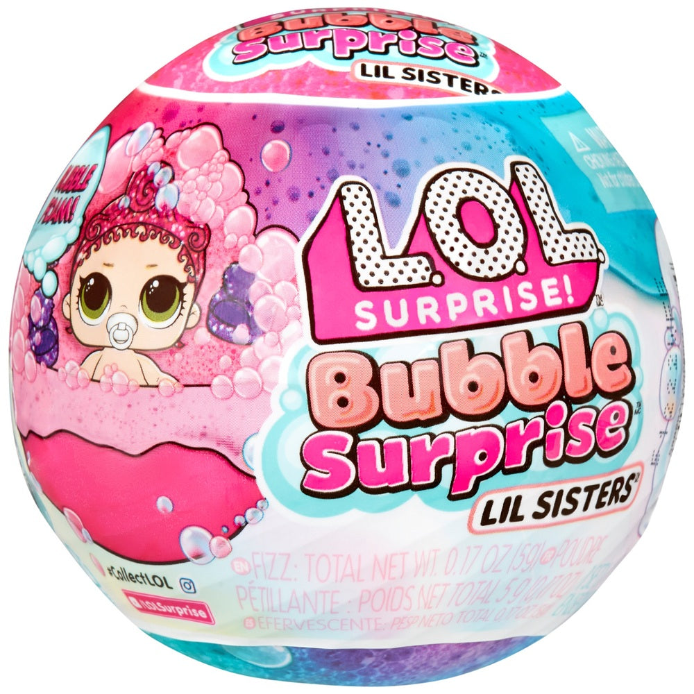 L.O.L. Lil Sisters Magic Fizz Doll Bubble Surprise
