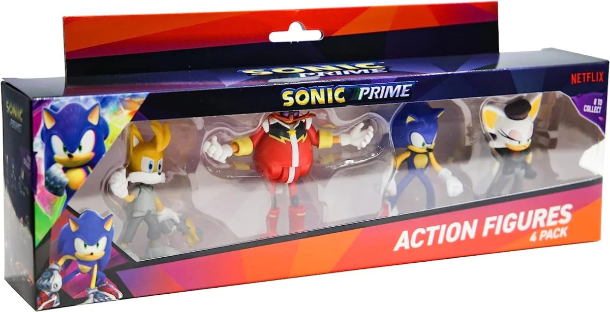 Sonic Prime Action Figure 4 Pack