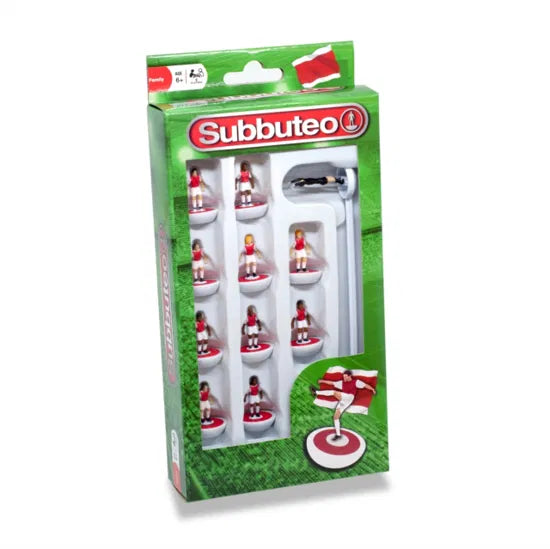 Subbuteo Red / White Football Team