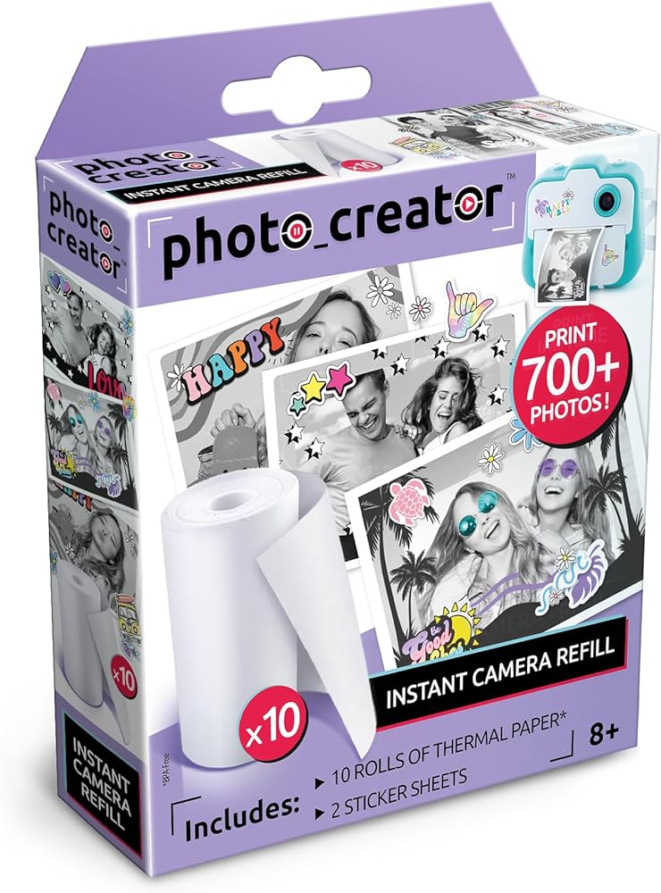 Photo Creator Thermal Paper Roll Refills  x10