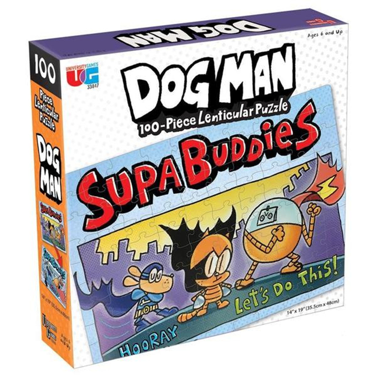 Dogman Supa Buddies Lenticular Puzzle