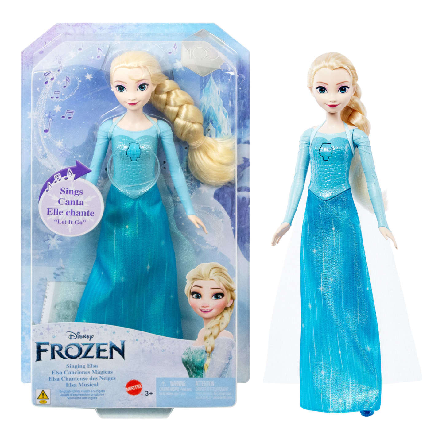 Frozen Princess Singing Elsa Fashion Doll