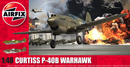 Airfix Curtiss P40B Warhawk 1:48 Scale Kit