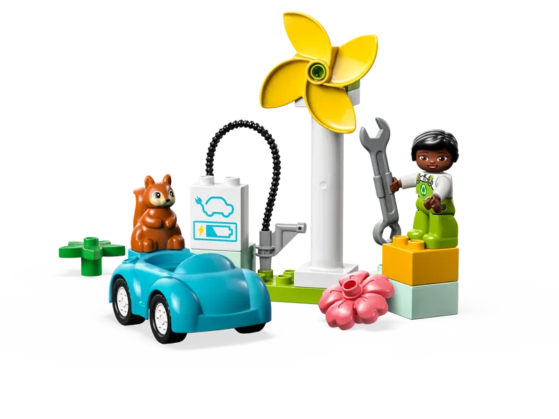 Lego 10985 Wind Turbine and Electric Car