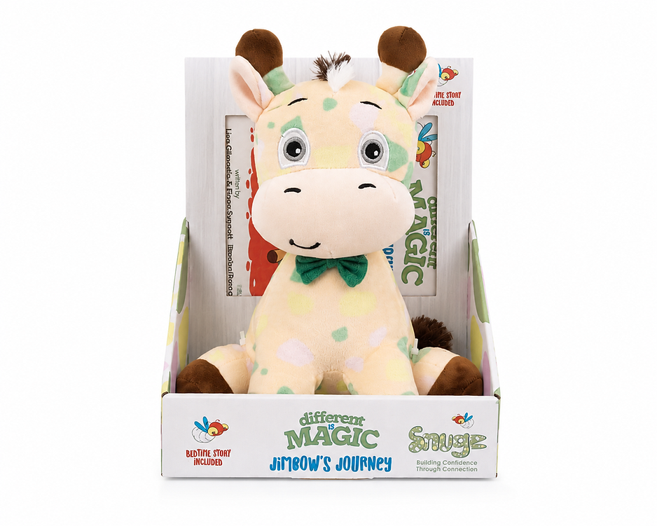Different is Magic: Jimbow's Journey Book and Plush Gift Set